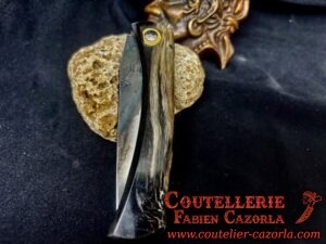 Couteau Corse traditionnel de berger Modèle  Fabianu de poche 03102523 – Image 5