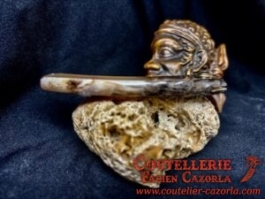 Couteau Corse traditionnel de berger Modèle  Fabianu de poche 03102528 – Image 4