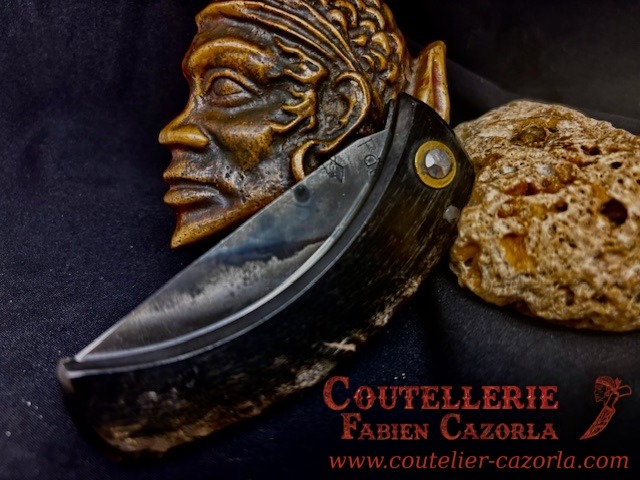 Couteau Corse traditionnel de berger Modèle Fabianu de poche 10122501S – Image 5