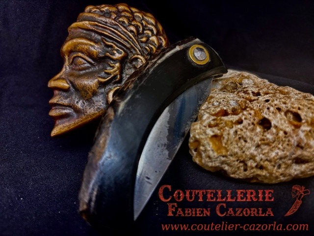 Couteau Corse traditionnel de berger Modèle Fabianu de poche 10122501S – Image 6