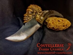 Couteau Corse traditionnel de berger Curnicciolu Fabianu 12122504S