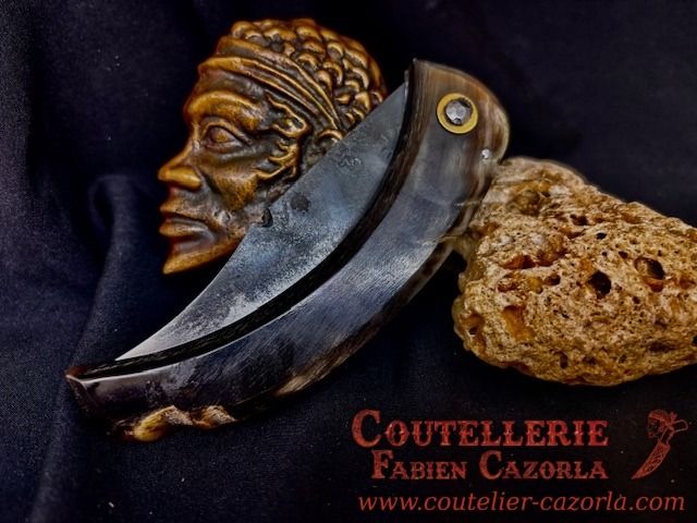 Couteau Corse traditionnel de berger Curnicciolu Fabianu 12122504S – Image 5