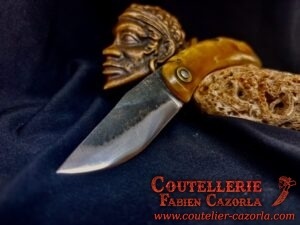 Couteau Corse traditionnel de berger Modèle Fabianu de poche 12122509S