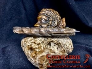 Couteau Corse Modèle Fabianu  PIEMONTAIS de poche 06102505 – Image 4