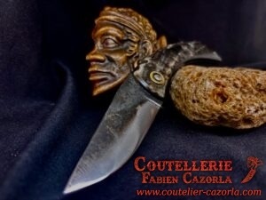 Couteau Corse traditionnel de berger Modèle Fabianu de poche 12122516S