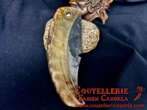 Couteau Corse traditionnel de berger Curnicciolu Fabianu 06102514 – Image 6