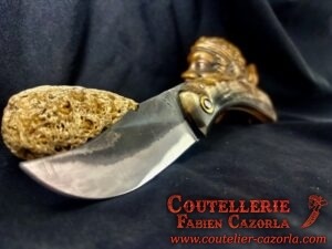 Couteau Corse traditionnel de berger Curnicciolu Fabianu 06102516