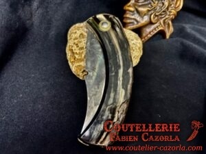Couteau Corse traditionnel de berger Curnicciolu Fabianu 06102518 – Image 5