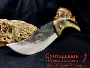 Couteau Corse traditionnel de berger Curnicciolu Fabianu 06102527