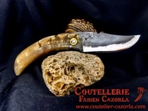 Couteau Corse traditionnel de berger Curnicciolu Fabianu 09102501 – Image 3