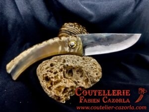 Couteau Corse traditionnel de berger Curnicciolu Fabianu 09102503 – Image 3