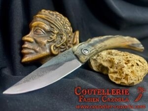 Couteau Corse traditionnel de berger Curnicciolu Fabianu 08112515