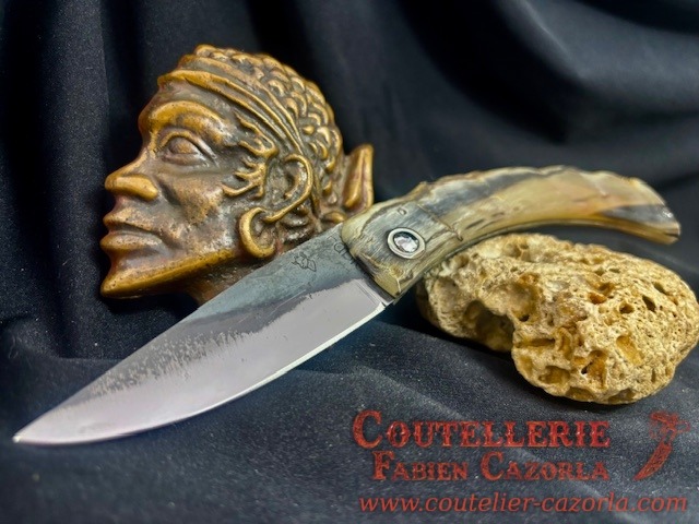 Couteau Corse traditionnel de berger Curnicciolu Fabianu 08112515