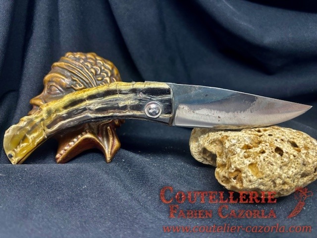 Couteau Corse traditionnel de berger Curnicciolu Fabianu 08112515 – Image 4