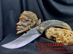 Couteau Corse traditionnel de berger Curnicciolu Fabianu 15112504