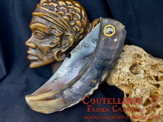 Couteau Corse traditionnel de berger Curnicciolu Fabianu 15112504 – Image 6