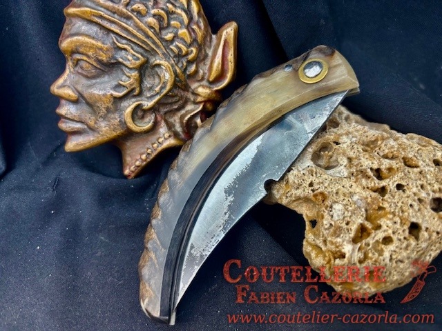 Couteau Corse traditionnel de berger Curnicciolu Fabianu 15112504 – Image 5