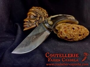 Couteau Corse traditionnel de berger Curnicciolu Fabianu 12122505S