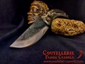 Couteau Corse traditionnel de berger Curnicciolu Fabianu 12122515S
