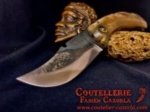 Couteau Corse traditionnel de berger Curnicciolu Fabianu 12122521S