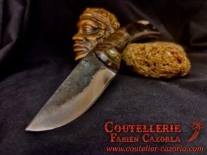 Couteau Corse traditionnel de berger Curnicciolu Fabianu 23012601S