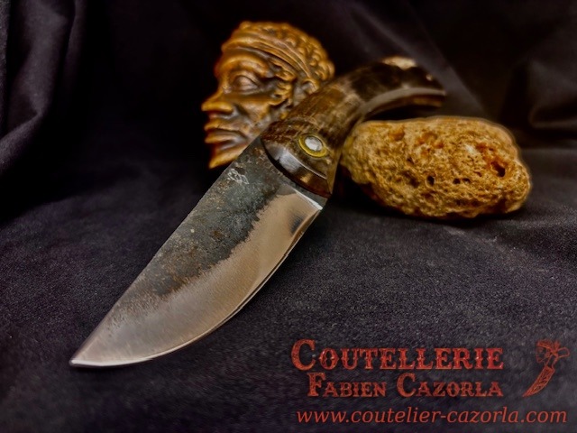 Couteau Corse traditionnel de berger Curnicciolu Fabianu 23012601S