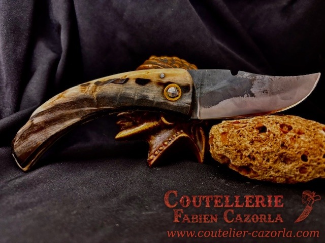 Couteau Corse traditionnel de berger Curnicciolu Fabianu 23012602S – Image 3