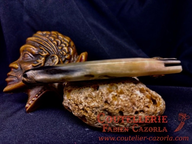 Couteau Corse traditionnel de berger Curnicciolu Fabianu 23012602S – Image 4