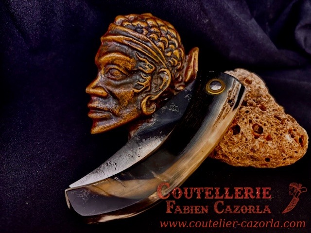 Couteau Corse traditionnel de berger Curnicciolu Fabianu 23012602S – Image 5