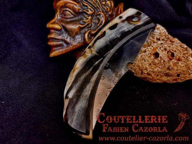 Couteau Corse traditionnel de berger Curnicciolu Fabianu 23012602S – Image 6