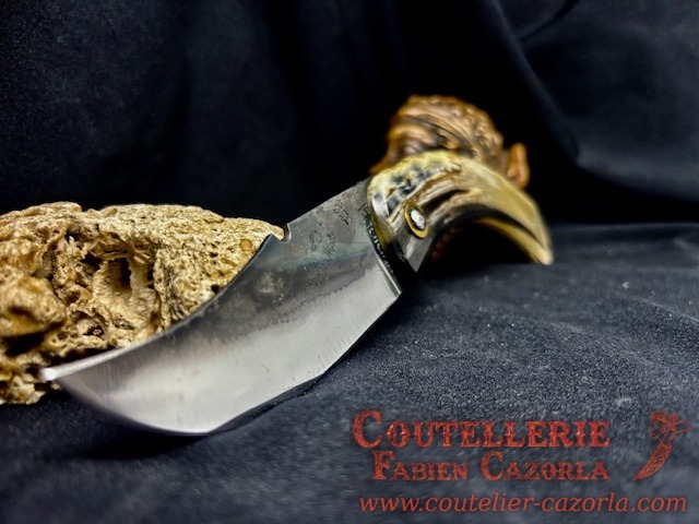 Couteau Corse traditionnel de berger Curnicciolu Fabianu 09102538