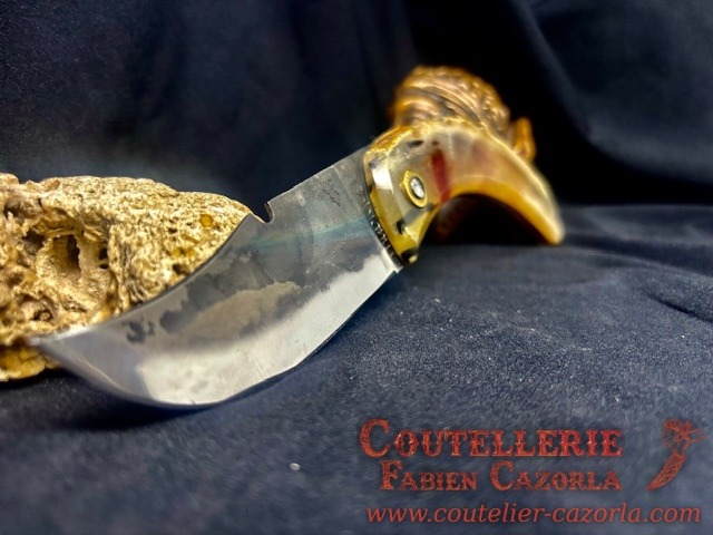 Couteau Corse traditionnel de berger Curnicciolu Fabianu 09102546