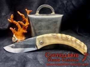Couteau de berger Corse traditionnel Curnicciolu Fabianu grand modèle 18062608