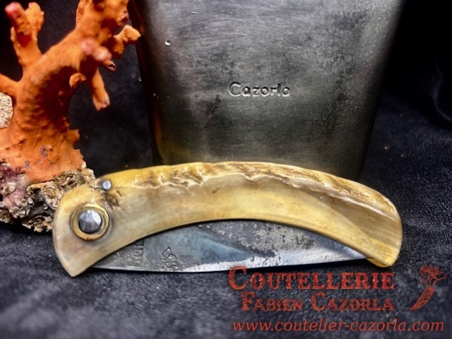 Couteau de berger Corse traditionnel Curnicciolu Fabianu petit modèle 18062630 – Image 5