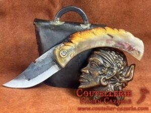Couteau de berger Corse traditionnel Curnicciolu Fabianu grand modèle 01082606