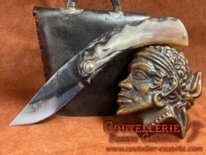 Couteau de berger Corse traditionnel Curnicciolu Fabianu petit modèle 01082609