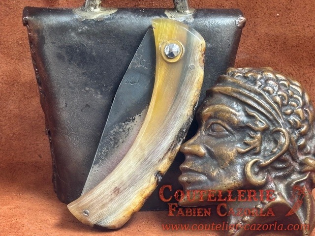 Couteau de berger Corse traditionnel Curnicciolu Fabianu petit modèle 01082610 – Image 5