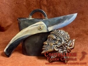 Couteau de berger Corse traditionnel Curnicciolu Fabianu grand modèle 27062623
