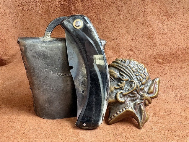 Couteau de berger Corse traditionnel Curnicciolu Fabianu grand modèle 08082601 – Image 3