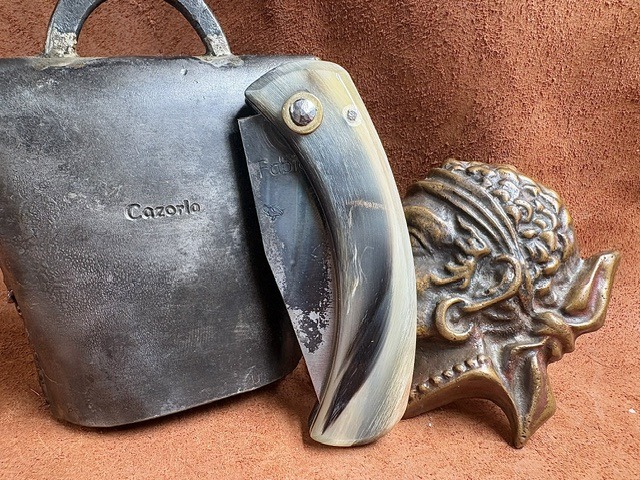 Couteau de berger Corse traditionnel Curnicciolu Fabianu petit modèle 02102603 – Image 5