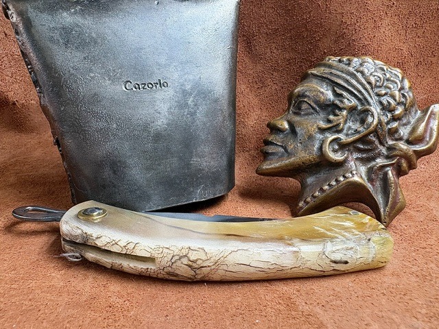 Couteau de berger Corse traditionnel Curnicciolu Fabianu grand modèle Piémontais 02102606 – Image 5