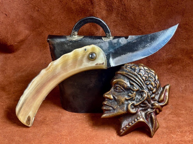 Couteau de berger Corse traditionnel Curnicciolu Fabianu grand modèle 27062612 – Image 6