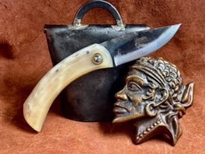 Couteau de berger Corse traditionnel Curnicciolu Fabianu petit modèle 03092601