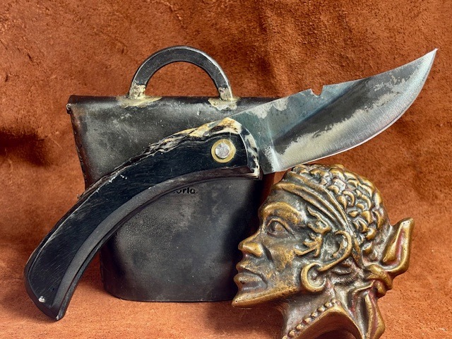 Couteau de berger Corse traditionnel Curnicciolu Fabianu grand modèle 03092617 – Image 2