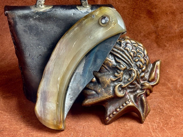 Couteau de berger Corse traditionnel Curnicciolu Fabianu grand modèle 03092618 – Image 3