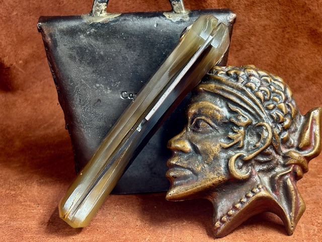 Couteau de berger Corse traditionnel Curnicciolu Fabianu grand modèle 03092618 – Image 6